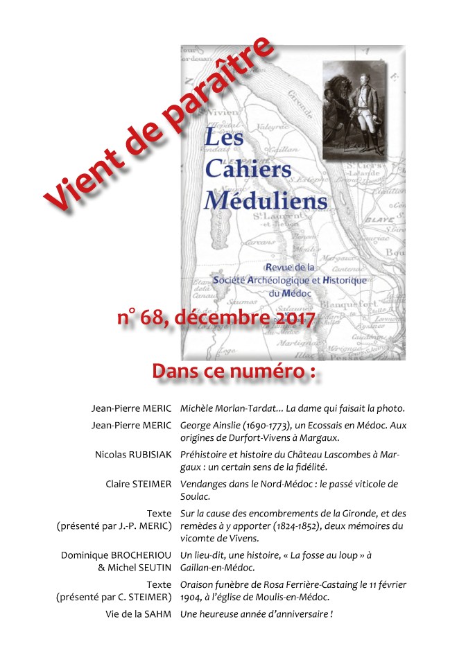 Affichette N°68 Cahiers Méduliens